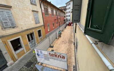 Lavori di restauro conservativo e ristrutturazione edilizia a Udine, via Porta Nuova